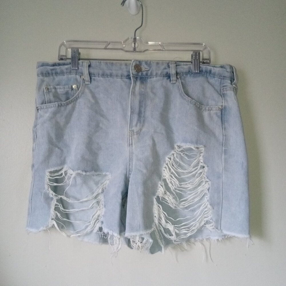 Indigo Rein Distressed Shorts